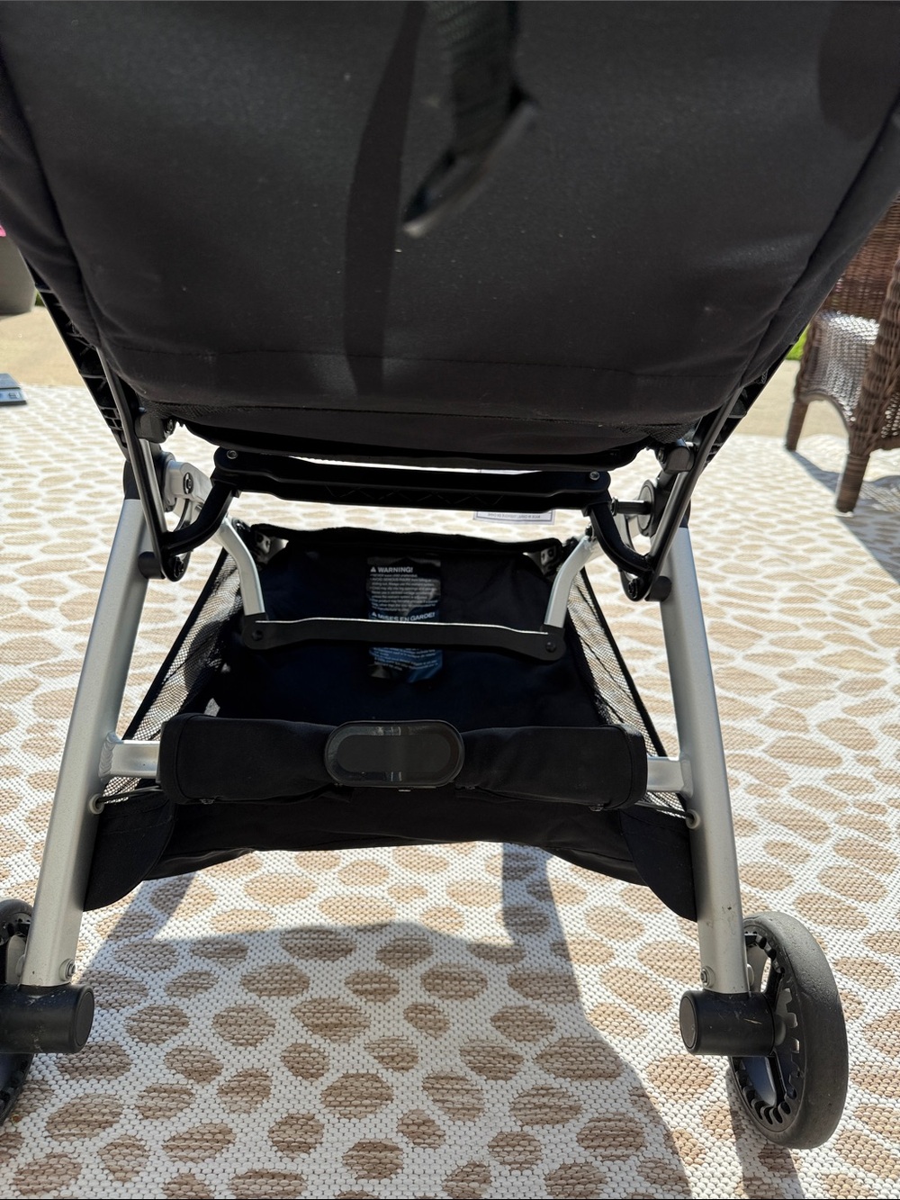 GB Pockit+ All City Compact Foldable Stroller Frame in Black and Silver - Picture 9 of 14
